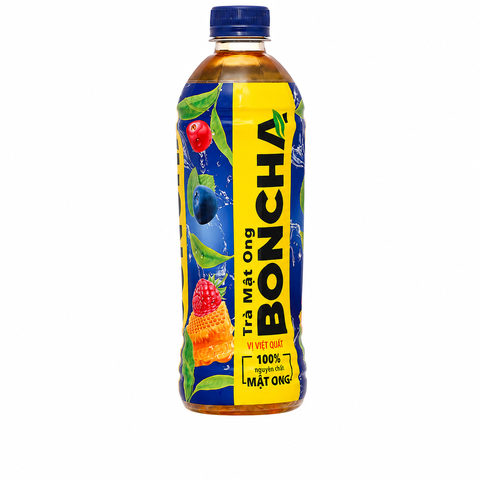 Trà Boncha Mật Ong Vị Việt Quất (450Ml * 24 Chai)