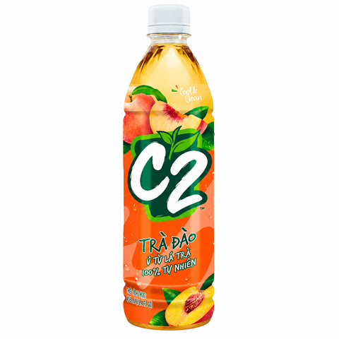 Trà C2 Hương Đào (455ML*24 chai)