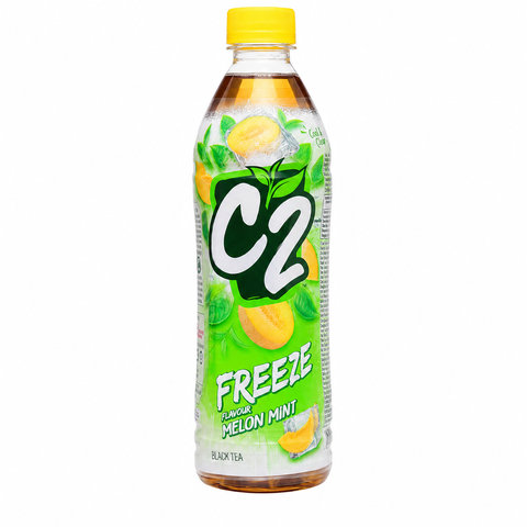 Trà C2 Hương Dưa Lưới Bạc Hà Freeze(455ML*24 chai)