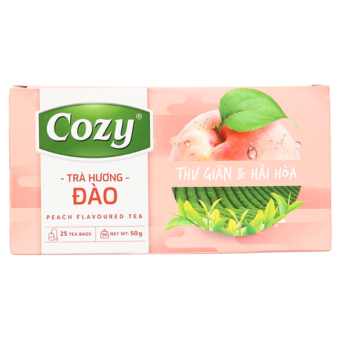 Trà Hương Đào Cozy (50G* 36 hộp)