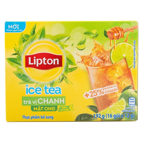 Trà Lipton Ice Tea Chanh (192G * 30 Hộp)