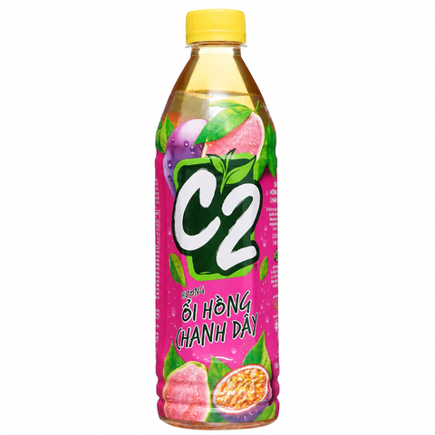 Trà Xanh Hương Ổi Hồng Chanh Dây C2 (455ML*24 chai)