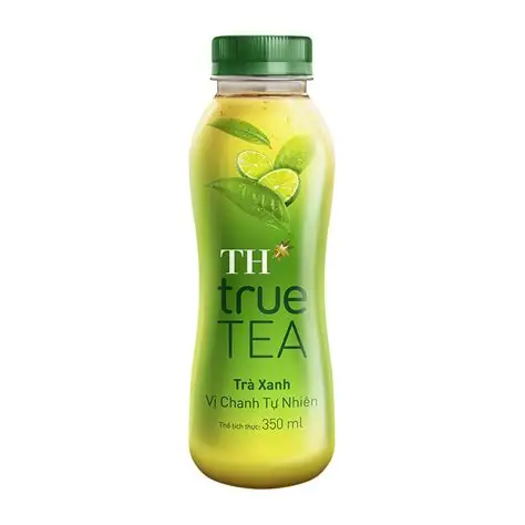 Trà Xanh Vị Chanh Tự Nhiên Th True Tea (350Ml*24 Chai)