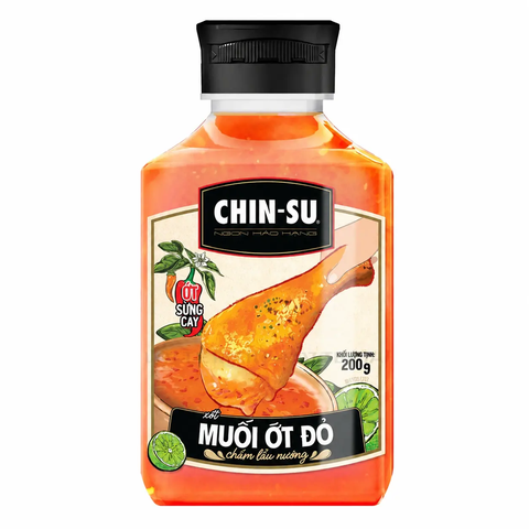 Xốt Muối Ớt Chin-Su Đỏ (200G*12 Chai)