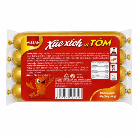 Xúc Xích Tôm Vissan (40G * 50 Gói)