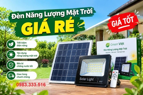 Đèn Năng Lượng Mặt Trời Giá Rẻ Nên Mua Ngay