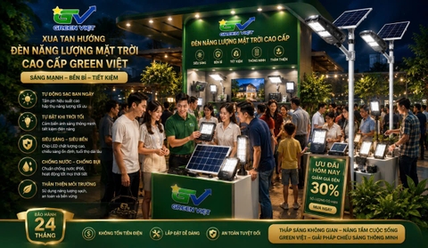 Đèn Năng Lượng Mặt Trời Xu Hướng Bền Vững 2026