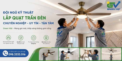 Lăp Quạt Trần Đèn Hồ Chí Minh Chuyên Nghiệp 2026