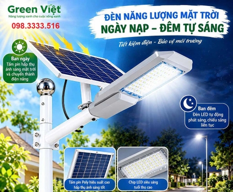 Nguyên Lý Hoạt Động Đèn Năng Lượng Mặt Trời Dễ Hiểu