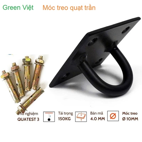 Móc Treo quạt Trần nhà 150kg