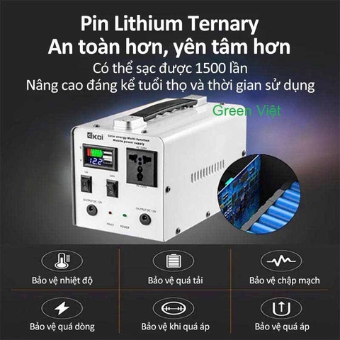 Bình lưu năng lượng mặt trời đa năng 2022 Green Việt