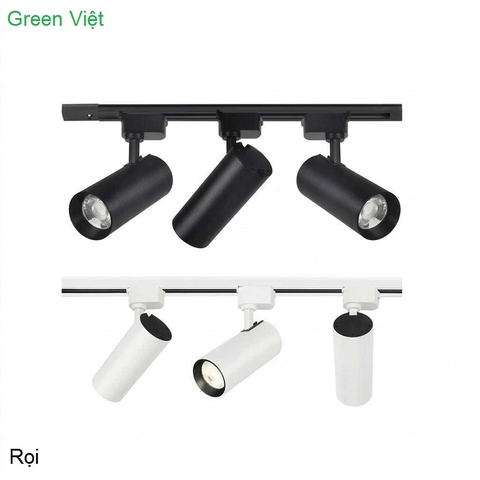 Combo Bộ Đèn Rọi Ray 360° Thanh Ray 1m + 3 Đèn 10W, 20W, 30W