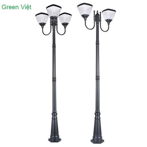 Cột Đèn Sân Vườn 3 Đầu Năng Lượng Mặt Trời LP-CV4105