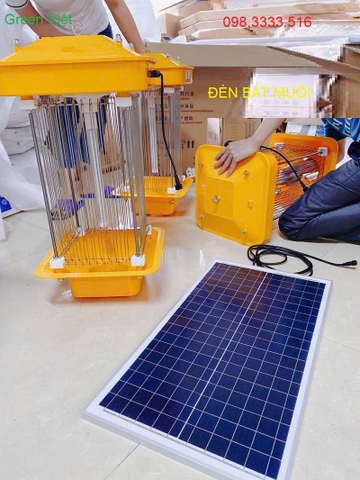 Đèn Bắt Côn Trùng Bằng Năng Lượng Mặt Trời VCT05, bắt muỗi