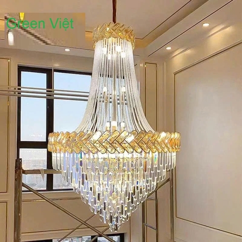 Đèn chùm trang trí cao cấp pha lê GV01