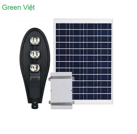 Đèn đường lá năng lượng mặt trời 150W dự án GV-150