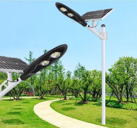 Đèn đường năng lượng mặt trời chiếc lá 100w - Đèn lắp đường solar light L100w