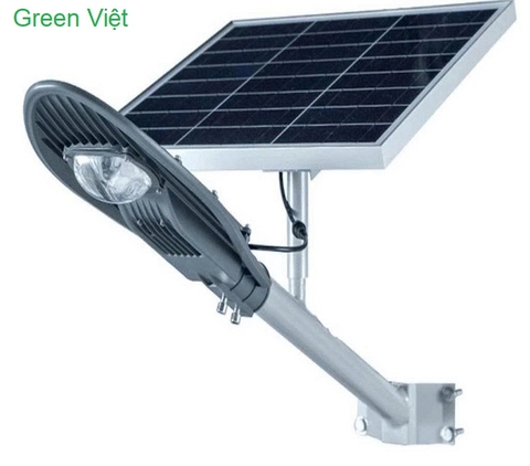 Đèn Đường Năng Lượng Mặt Trời Chiếc Lá 50W Đường Giao Thông, Sân Vườn