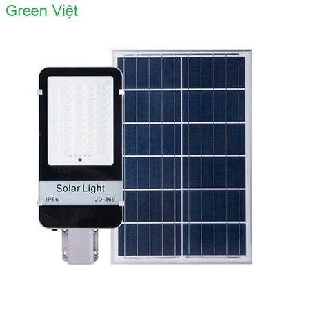 Đèn đường năng lượng mặt trời JD-369 sang xuyên đêm, vỏ nhôm