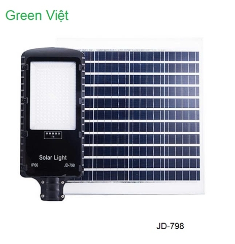 Đèn đường năng lượng mặt trời Jindian 300W JD-798 Green Việt