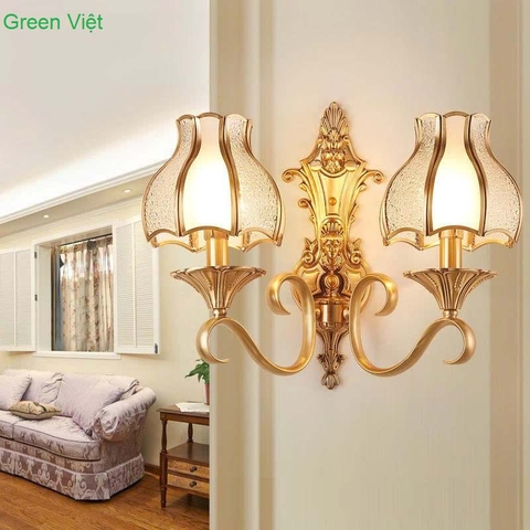 Đèn gắn tường trang trí DT025 decor cao cấp nội thất bằng đồng