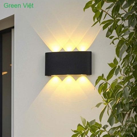 Đèn led gắn tường 6 tia trang trí nội ngoại thất