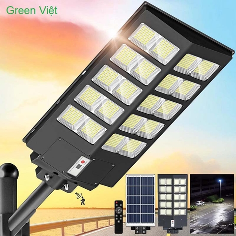 Đèn Năng Lượng Mặt Trời 500W DPLM500 Cảm Biến Người