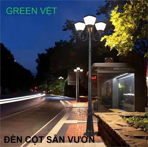 Đèn Năng Lượng Mặt Trời LPV2806 Trang Trí Sân Vườn Bao Gồm Cột