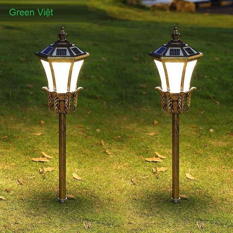 Đèn năng lượng mặt trời trụ trang trí sân vườn GV-011