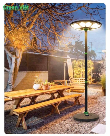 Đèn năng lượng mặt trời UFO 500w ánh sáng vàng