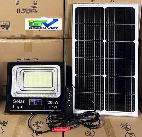 Đèn Pha Led Năng Lượng Mặt Trời 200W P.200