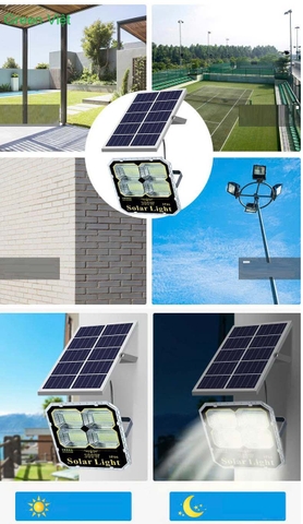 Đèn Pha Năng Lượng Mặt Trời 300W TSN-4 Khoang
