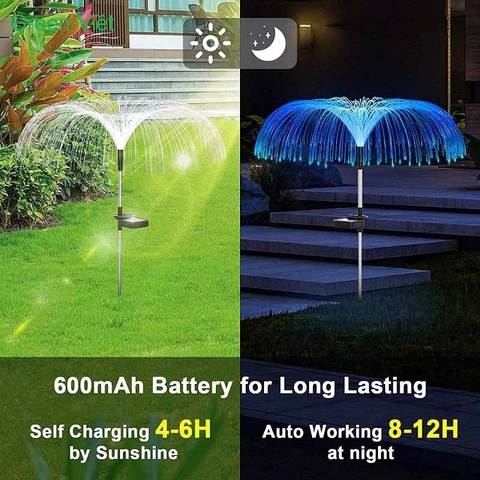 Đèn Sứa Trang Trí Sân Vườn Năng Lượng Mặt Trời DV-02
