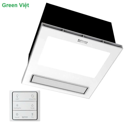 Đèn Sưởi Âm Trần Kottmann K6 5 Chức Năng Trong 1