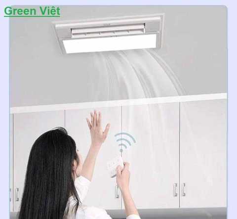 Đèn Sưởi Nhà Tắm Green Việt KV8 Âm Trần Cao Cấp