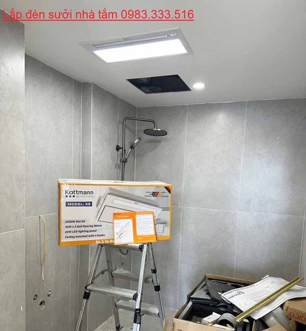 Đèn Sưởi Âm Trần Kottmann K8 5 Trong 1 Công Nghệ Đức