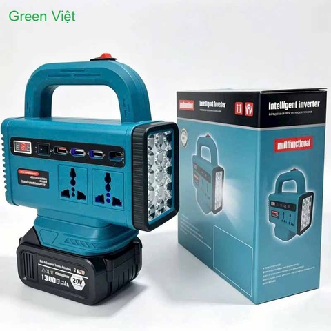 Đèn Tích Điện Siêu Sáng GVD-26 Dùng Pin Đa Năng
