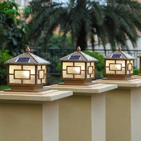 Đèn trụ cổng năng lượng mặt trời TCM