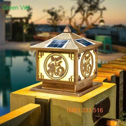 Đèn trụ cổng năng lượng mặt trời TNL30 30cm