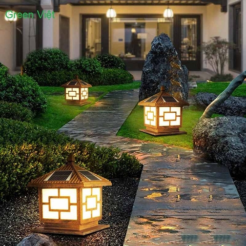 Đèn trụ cổng năng lượng mặt trời TCNL0824