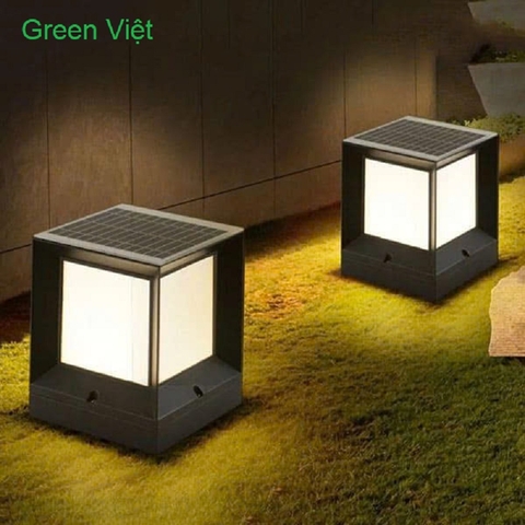Đèn trụ cổng năng lượng mặt trời TNL301 trang trí sân vườn, hàng rào
