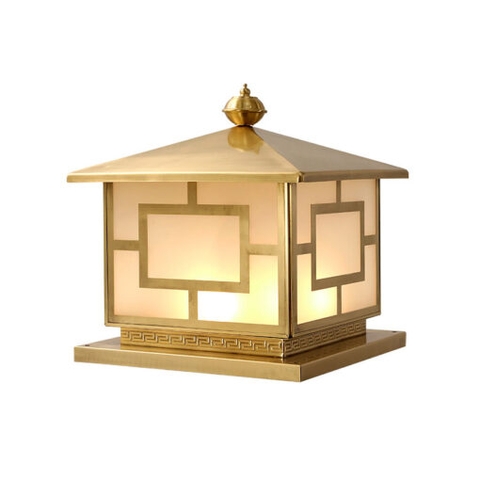Đèn trụ cổng trang trí TCDL06 đồng cao cấp