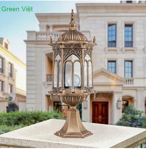 Đèn trụ trang trí DTHD03 cây dừa cao cấp Biệt Thự Nhà Vườn
