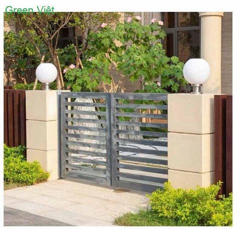 Đèn trụ trang trí dùng năng lượng mặt trời GV201 kích thước 25cm