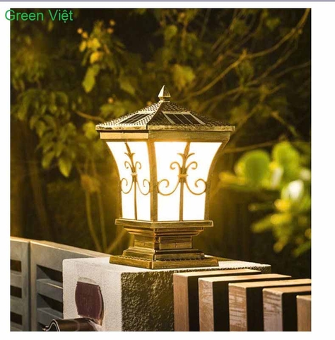Đèn Trụ Trang Trí Sân Vườn Năng Lượng Mặt Trời V20-A