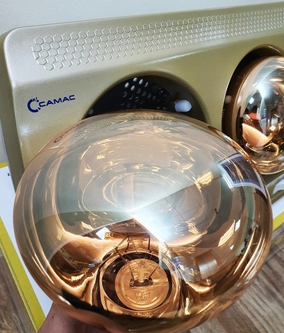 ĐÈN SƯỞI NHÀ TẮM CAMAC 2 BÓNG