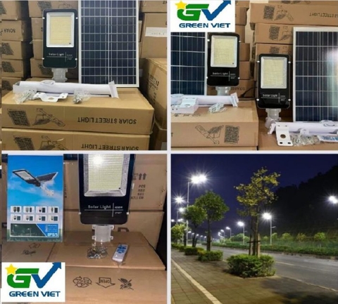 Đèn đường năng lượng mặt trời siêu sáng 400w BC400 - Đèn lắp sân vườn