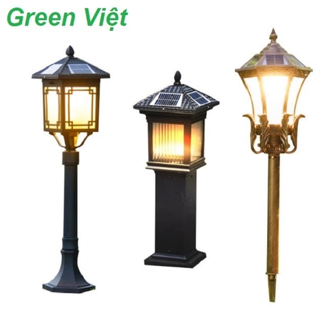 Đèn năng lượng mặt trời trụ trang trí sân vườn GV-011