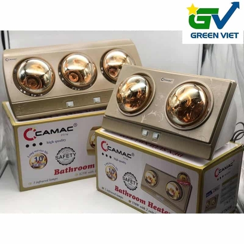 ĐÈN SƯỞI NHÀ TẮM CAMAC 2 BÓNG
