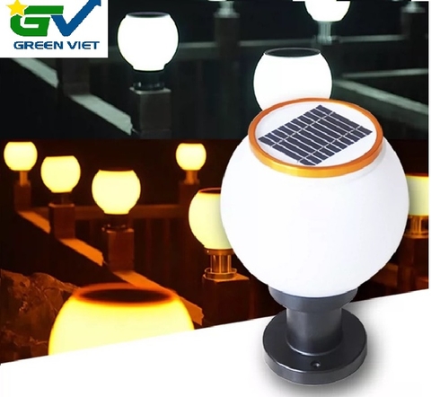 Đèn trụ tròn năng lượng GV20 - Trụ trang trí cao cấp 20cm